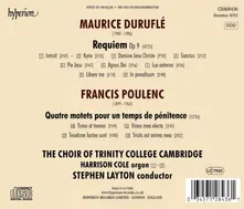 DURUFLE: REQUIEM & POULENC: LENTEN MOTETS thumbnail