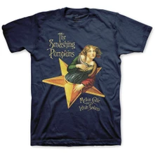 The Smashing Pumpkins, Tričko Mellon Collie, Unisex, Modrá