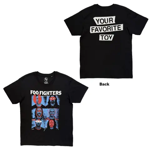 Unisex T-Shirt: Your Favourite Toy (Black) (Back Print)