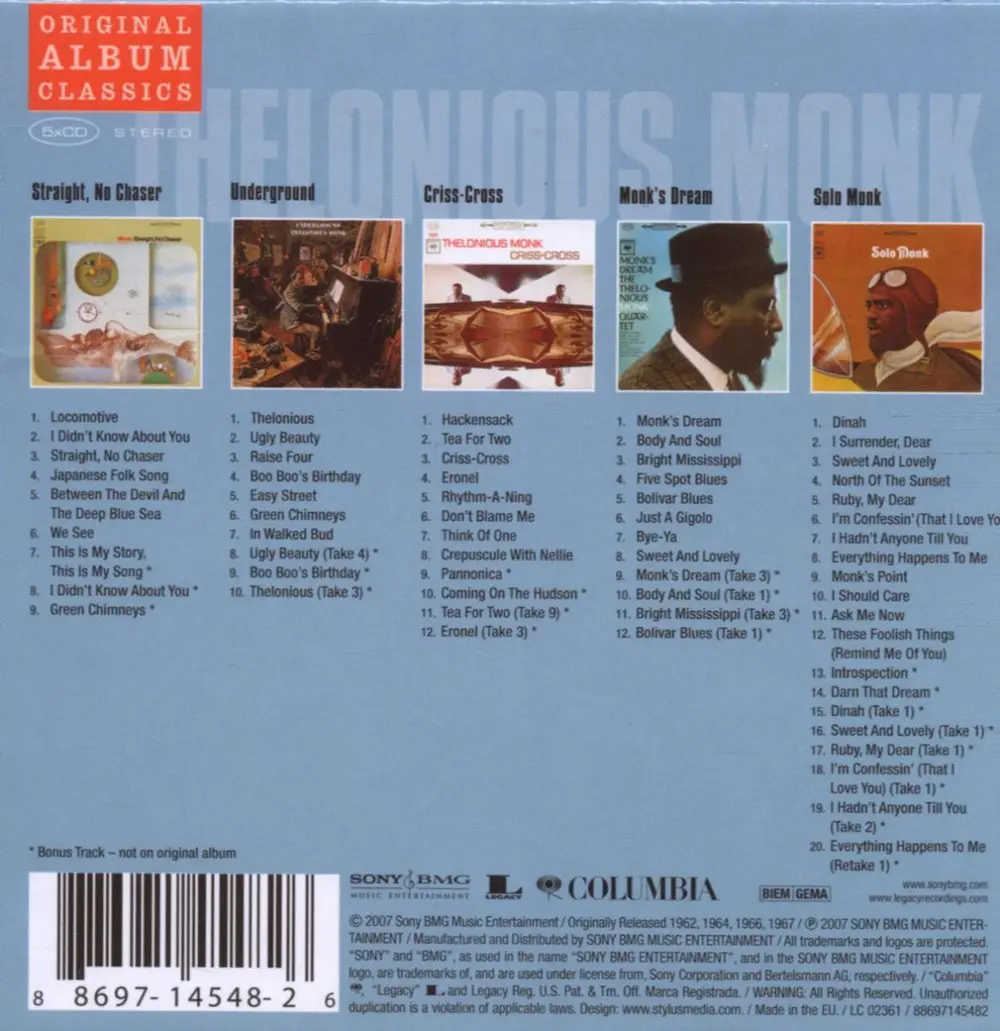 Original Album Classics (Box Set)