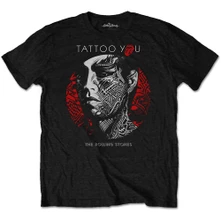 The Rolling Stones, Tričko Tattoo You Circle, Unisex, Čierna