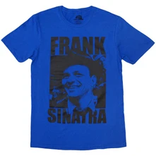 Frank Sinatra, Tričko Montage Photos, Unisex, Modrá