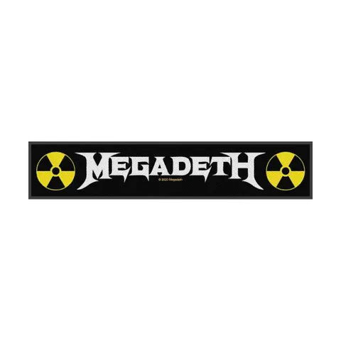 Megadeth – Nášivka Logo (Super Strip Patch · sew-on)