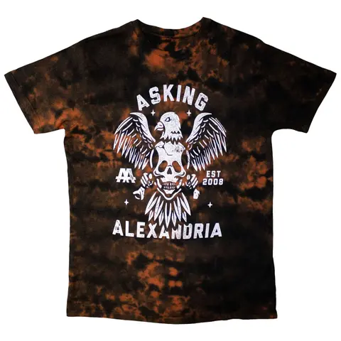Asking Alexandria – Tričko Eagle Skull (Červená), Unisex, Červená