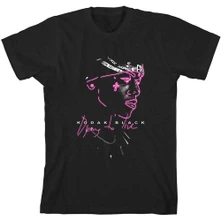 Kodak Black, Tričko Neon Outline, Unisex, Čierna