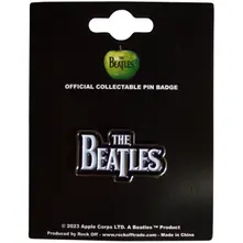 The Beatles – Drop T Logo (Black on White) (Odznak)