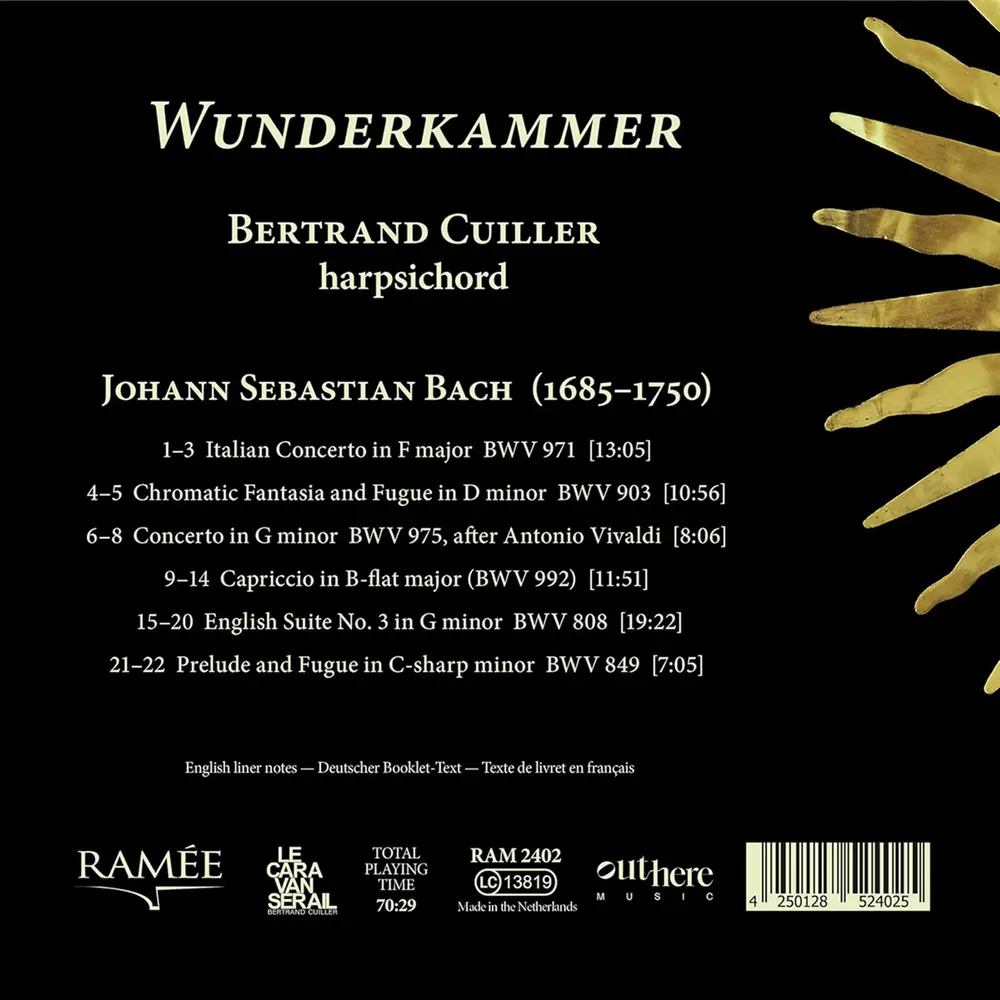 WUNDERKAMMER - J.S. BACH HARPSICHORD WORKS