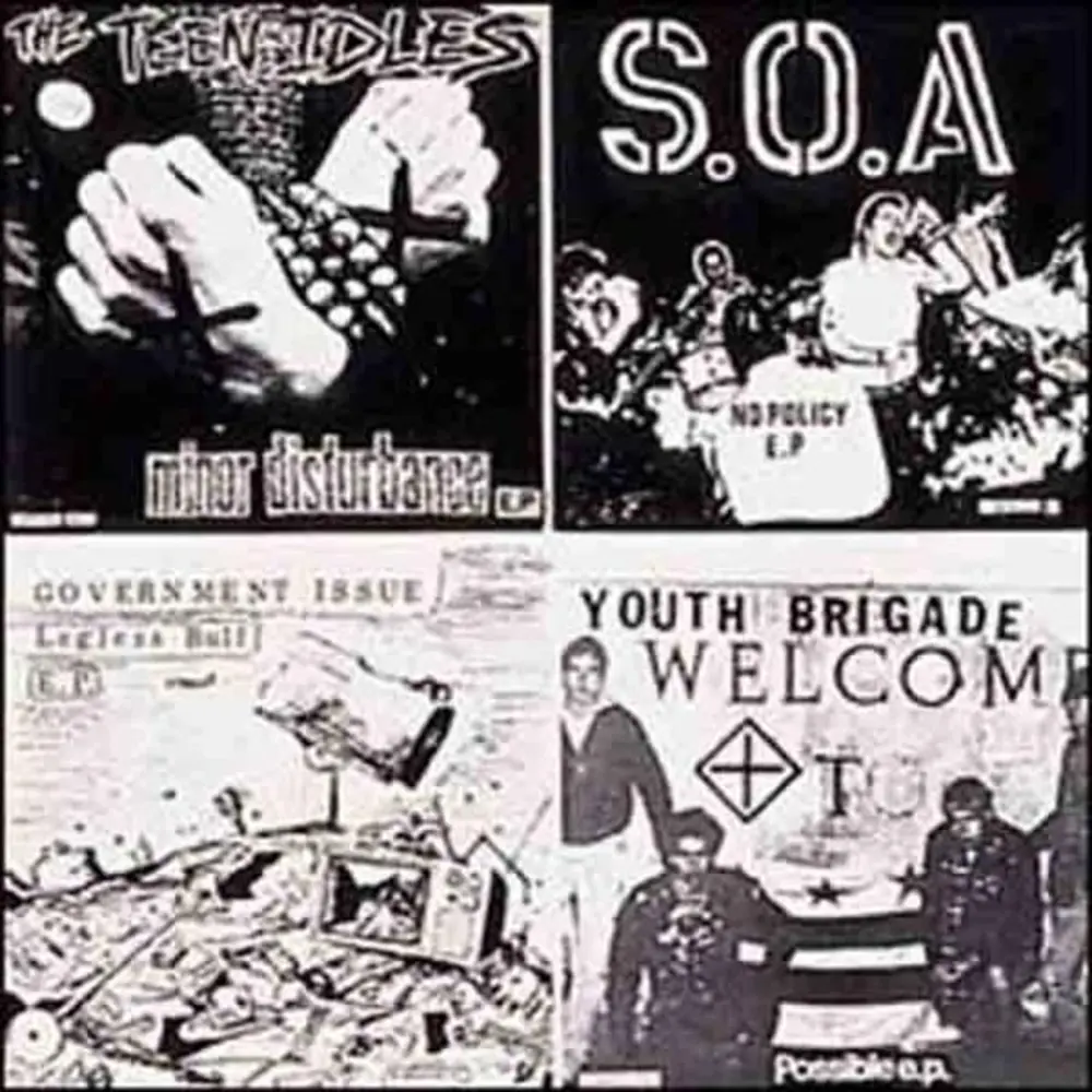 V/A - FOUR OLD SEVEN INCHES ON A TWELVE INCH