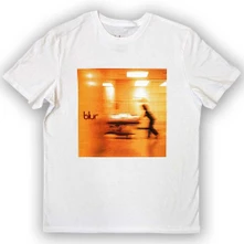 Blur, Tričko Album Cover, Unisex, Biela