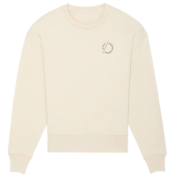 AT&T Across Europe – Crewneck AT&T Slovakia  / LifeAtAT&T (oversized), Unisex, Natural