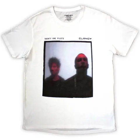 Twenty One Pilots – Tričko Red Film (Biela), Unisex, Biela