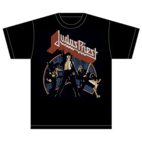 Judas Priest – Tričko Unleashed Version 2 (Čierna), Unisex, Čierna
