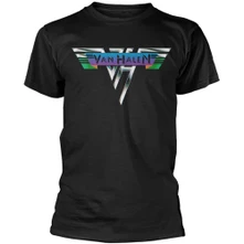 Van Halen, Tričko Original Logo, Unisex, Čierna