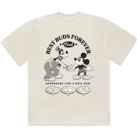 Mickey Mouse – Tričko MM Best Buds Forever Club (Natural), Unisex, Natural