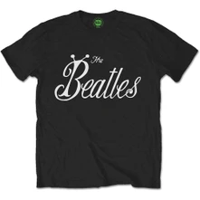The Beatles, Tričko Bug Logo, Unisex, Čierna