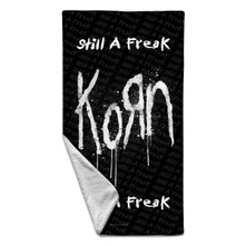 Korn, Uterák Beach Towel: Still A Freak Black (Multicolour)