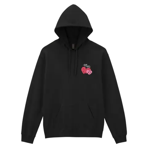 Mikina Láska Rozdiely Nevidí, Unisex, Čierna