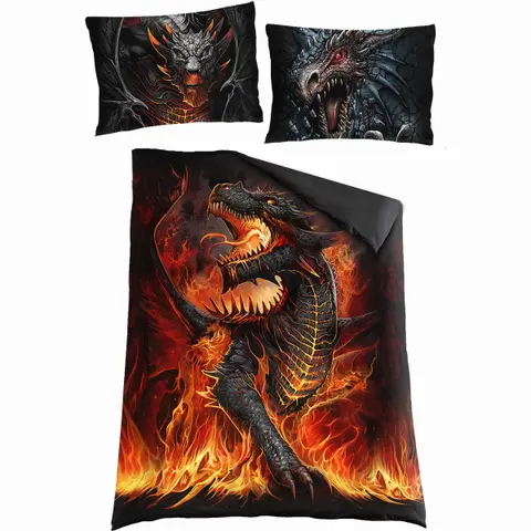 Duvet Set: Draconis (Black) (Single)