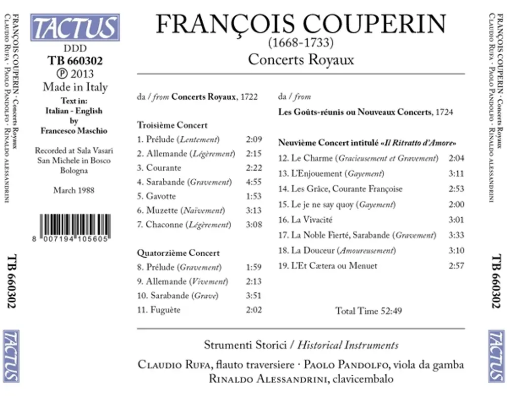 CONCERTS ROYAUX