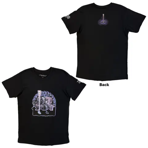 Unisex Premium Carbon T-Shirt: Lateralus Dissection (Back Print) (Black)