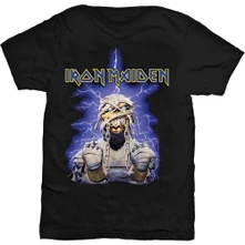 Iron Maiden, Tričko Powerslave Mummy, Unisex, Čierna