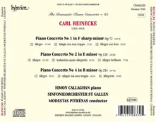 Simon Callaghan – REINECKE PIANO CONCERTOS (CD)