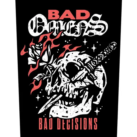 Bad Omens – Nášivka Bad Decisions (Back Patch · sew-on)