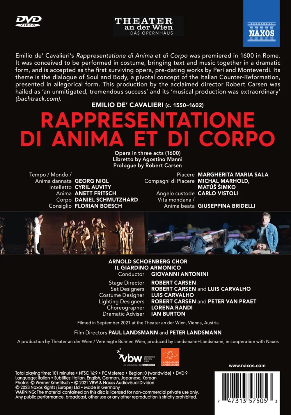 Il Giardino Armonico / Gi - Rappresentatione Di Anima Et Di Corpo