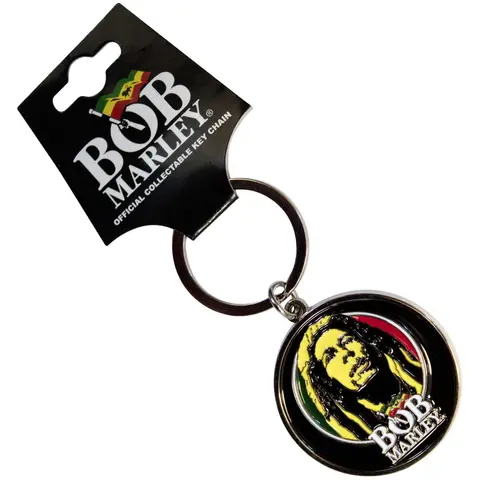 Bob Marley – Kľúčenka Logo Face