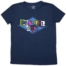 Beastie Boys, Tričko Multicolour Logo, Žena, Modrá