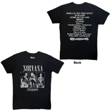 Nirvana, Tričko Nevermind Tracklist, Unisex, Čierna