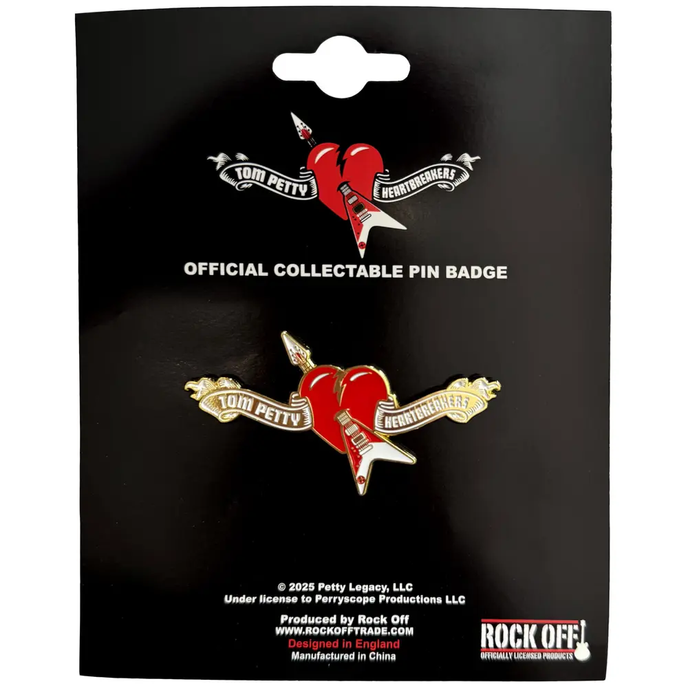 Tom Petty and the Heartbreakers – Heart Logo (Odznak)