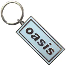 Oasis – Logo Sky Blue (Kľúčenka)
