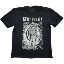 Kurt Cobain, Tričko Brilliance, Unisex, Čierna