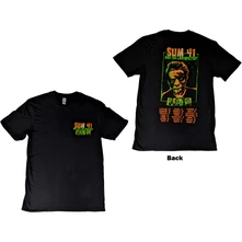 Sum 41, Tričko Does This Look Infected? European Tour 2022, Unisex, Čierna