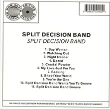 SPLIT DECISION BAND thumbnail