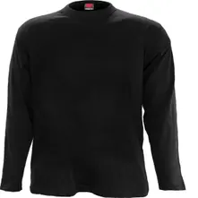 Unisex Longsleeve T-Shirt: Plain (Black) (Blank) thumbnail