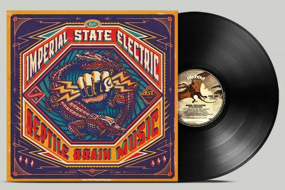 Imperial State Electric – REPTILE BRAIN MUSIC (Orange Vinyl) (Vinyl)