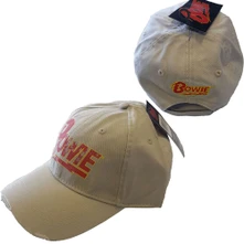 David Bowie, Šiltovka Flash Logo, Unisex, Natural
