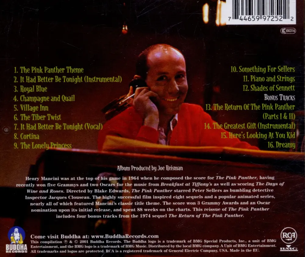 The Pink Panther: Music from the Film Score Composed and Conducted by Henry Mancini