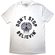 Journey, Tričko Believin', Unisex, Biela