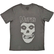 Misfits, Tričko Logo & Fiend, Unisex, Šedá