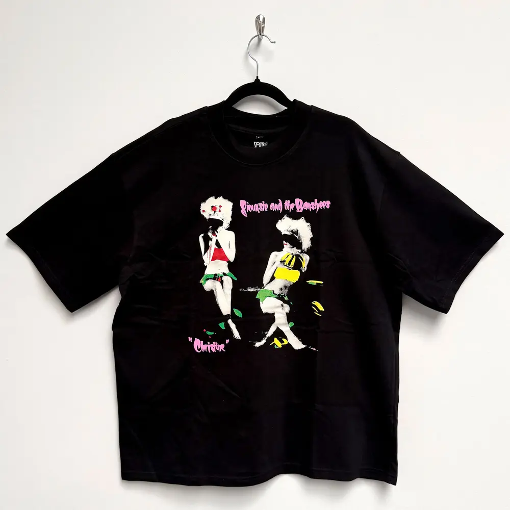 Unisex Oversized Boxy T-Shirt: Christine (Black)