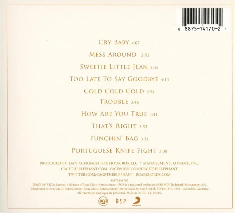 Cage the Elephant – Tell Me I'm Pretty (CD)