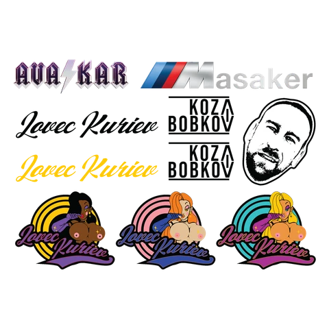 Stickerpack 2.0 (Lovec, Avakar, Masaker)