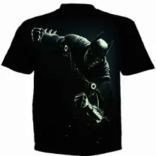 Unisex T-Shirt: Batman Injustice 2 (Black) (Back Print) thumbnail