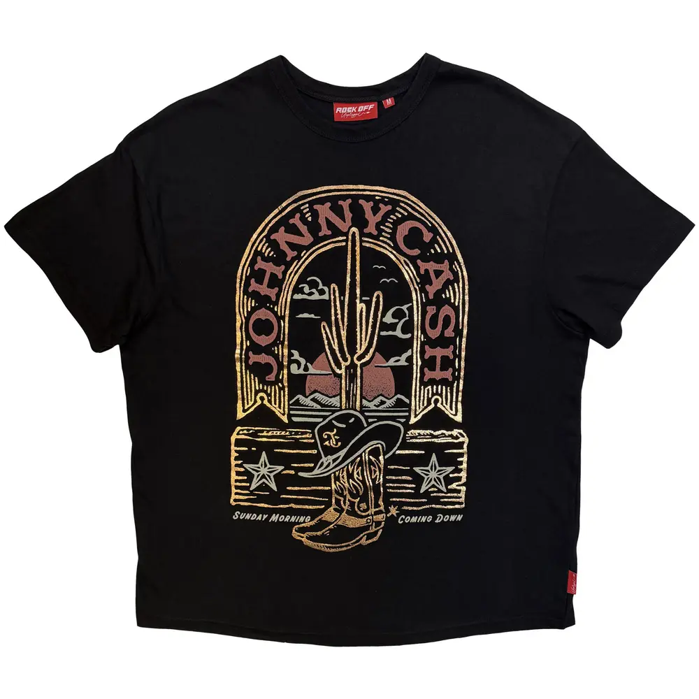 Ladies Unplugged T-Shirt: Sunday Morning (Black)