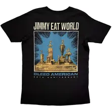 Unisex T-Shirt: Bleed American (Black) (Back Print) thumbnail