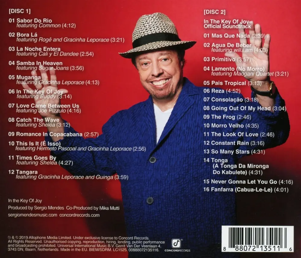 Sérgio Mendes – IN THE KEY OF JOY/DLX (CD)