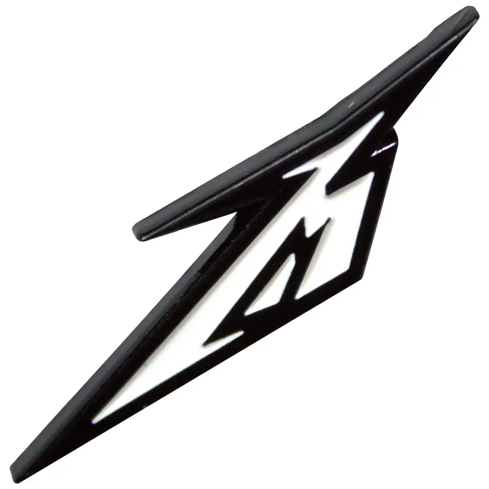 Metallica – Black & White M Logo (Odznak)